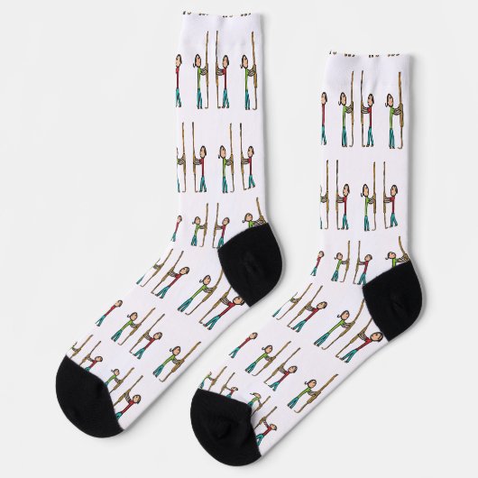 Kampanologie Socken (Linkes Detail)
