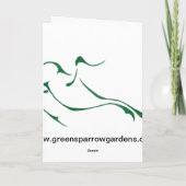 Kampanula Karte (Rückseite)