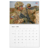 KAMPAT SQUAD - Militärisches Kampfpersonal der USA Kalender (Mär 2026)