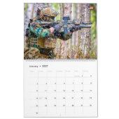 KAMPAT SQUAD - Militärisches Kampfpersonal der USA Kalender (Jan 2027)