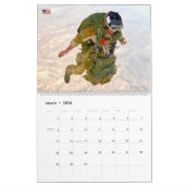 KAMPAT SQUAD - Militärisches Kampfpersonal der USA Kalender (Mär 2026)
