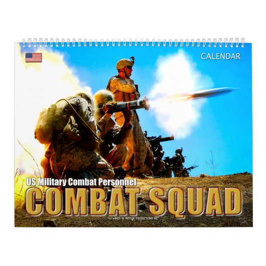 KAMPAT SQUAD - Militärisches Kampfpersonal der USA Kalender (Titelbild)