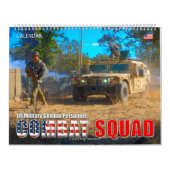 KAMPAT SQUAD - Militärisches Kampfpersonal der USA Kalender (Titelbild)
