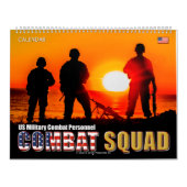 KAMPAT SQUAD - Militärisches Kampfpersonal der USA Kalender (Titelbild)