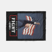 Kampf 2024 fleecedecke (Vorderseite (Horizontal))