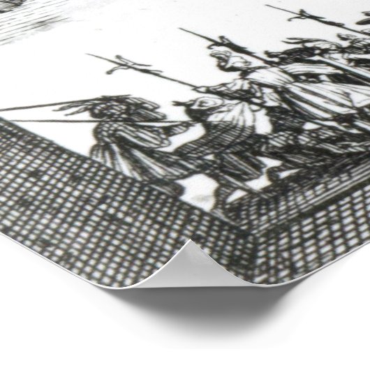 Kampf a la Barriere Poster (Ecke)