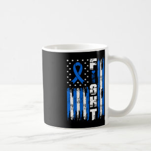 Kampf Alopecia Bewusstsein Patriotic USA Fl Kaffeetasse