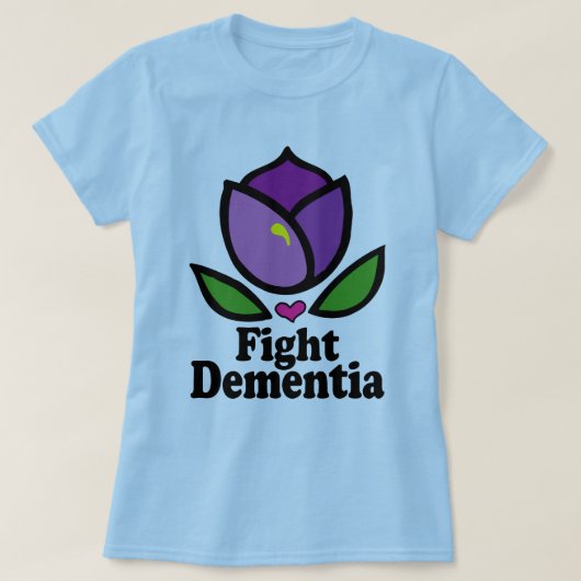 Kampf-Alzheimer Demenz-T - Shirt (Design vorne)