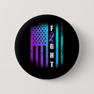 Kampf Amerikanischer Flagge - Bewusstsein für Suiz Button