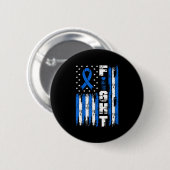 Kampf Ataxie Bewusstsein Patriotic USA Flag Button (Vorne & Hinten)