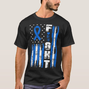 Kampf Ataxie Bewusstsein Patriotic USA Flag T-Shirt