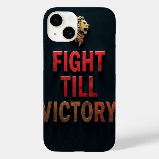 Kampf bis zum Sieg Case-Mate iPhone Hülle (Rückseite)