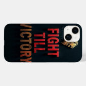Kampf bis zum Sieg Case-Mate iPhone Hülle (Rückseite (Horizontal))