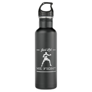 Kampf Boxing Hobby Sport Fitness Muskeln Edelstahlflasche