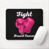 Kampf Brustkrebs Boxing Gloves Brustkrebs Aw Mousepad (Mit Mouse)