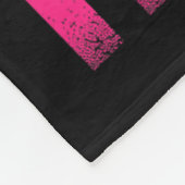 Kampf Brustkrebs der amerikanischen Flagge A Fleecedecke (Ecke)