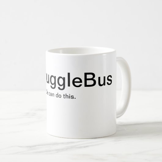 Kampf-Bus-Tasse Kaffeetasse (VorderseiteRechts)