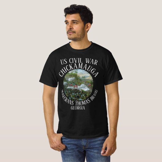 KAMPF CHICKAMAUGA US ZIVILER KRIEGSGEORGE THOMAS T-Shirt (Vorne ganz)