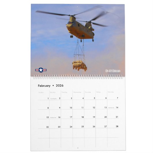 KAMPF CHINOOK - CH-47 Chinook Kalender (Feb 2026)