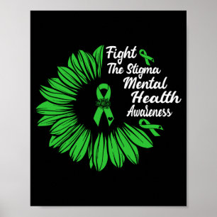 Kampf dem Stigma _ Monat der Bewusstseinsbildung f Poster