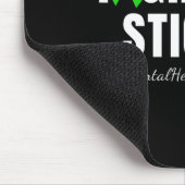 Kampf dem Stigma Monat der Bewusstseinsbildung für Mousepad (Ecke)