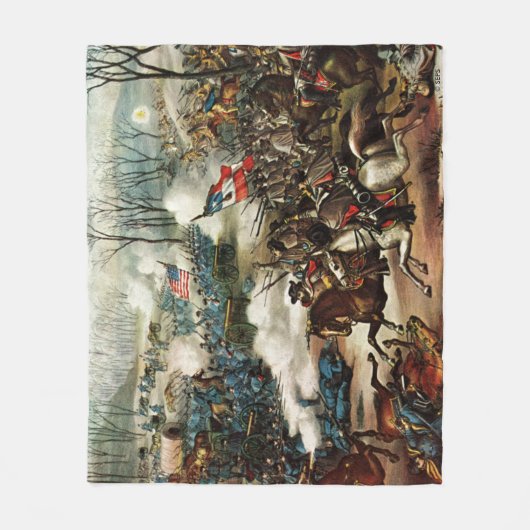 Kampf der Erbse Ridge Fleecedecke (Vorderseite)