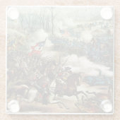 Kampf der Erbse Ridge Glasuntersetzer (Rückseite)