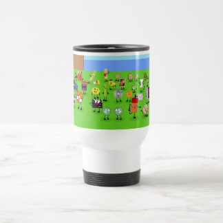 Kampf der Gegenstand-Fahnen-Tasse Reisebecher
