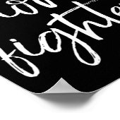 Kampf der Krebsbewusstsein und Ehefrau Mama Poster (Ecke)