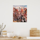 Kampf der Kreuzritter Poster (Küche)