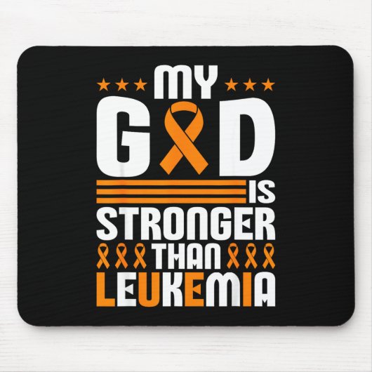 Kampf der Mütter gegen Leukämie bei Kindern Orange Mousepad (Vorne)