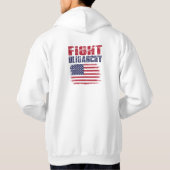 Kampf der Oligarchie Protest Hoodie (Rückseite)