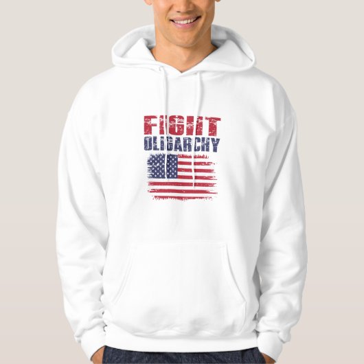 Kampf der Oligarchie Protest Hoodie (Vorderseite)