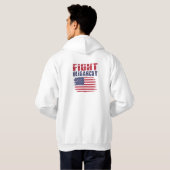 Kampf der Oligarchie Protest Hoodie (Schwarz voll)
