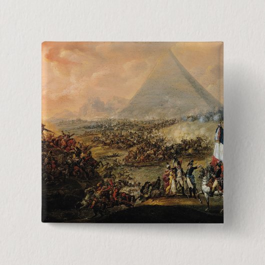 Kampf der Pyramiden, am 21. Juli 1798 Button (Vorderseite)