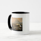 Kampf der Pyramiden, am 21. Juli 1798 Tasse (Vorderseite Links)