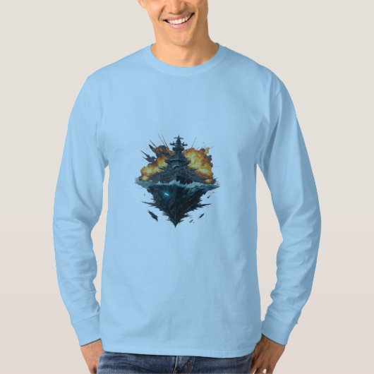 Kampf der Titanen: Avenger auf hoher See T-Shirt (Vorderseite)