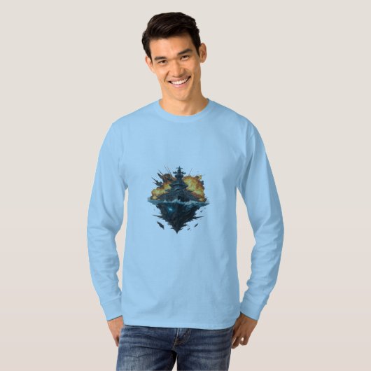 Kampf der Titanen: Avenger auf hoher See T-Shirt (Vorne ganz)