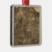 Kampf der Wildnis - ziviler Krieg panoramisch Silbernes Ornament (Rechts)