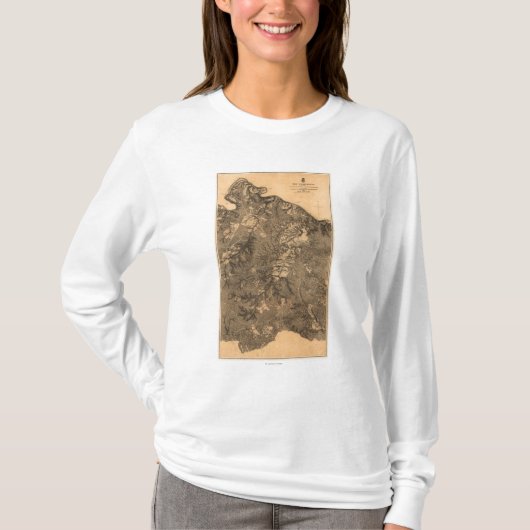 Kampf der Wildnis - ziviler Krieg panoramisch T-Shirt (Vorderseite)