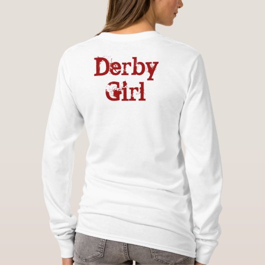 Kampf Derby mit Kapuze T T-Shirt (Rückseite)