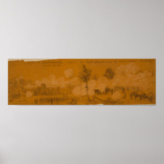 Kampf des Biber-Verdammungs-Nebenflusses Poster