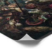 Kampf des Erzengels Michael mit Satan by Tint Poster (Ecke)