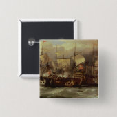 Kampf des Kaps St.Vincent Button (Vorne & Hinten)