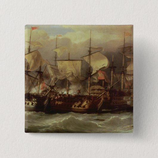 Kampf des Kaps St.Vincent Button (Vorderseite)