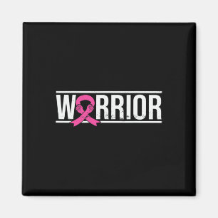 Kampf des Kriegers gegen den rosa Ribbon-Brustkreb Magnet