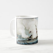 Kampf des Monitors und des Merrimack Kaffeetasse (Vorderseite Links)