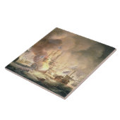 Kampf des Nils, am 1. August 1798 an 10pm, 1834 Fliese (Seite)