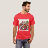 Kampf des Weihnachtsmanns: Der Wrapping-Versag T-Shirt (Vorne ganz)