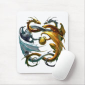 Kampf-Drachen Mousepad (Mit Mouse)